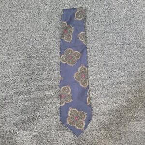 Norseman 56" Silk Medallion Paisley Necktie Mens Navy Blue Green Burgundy USA